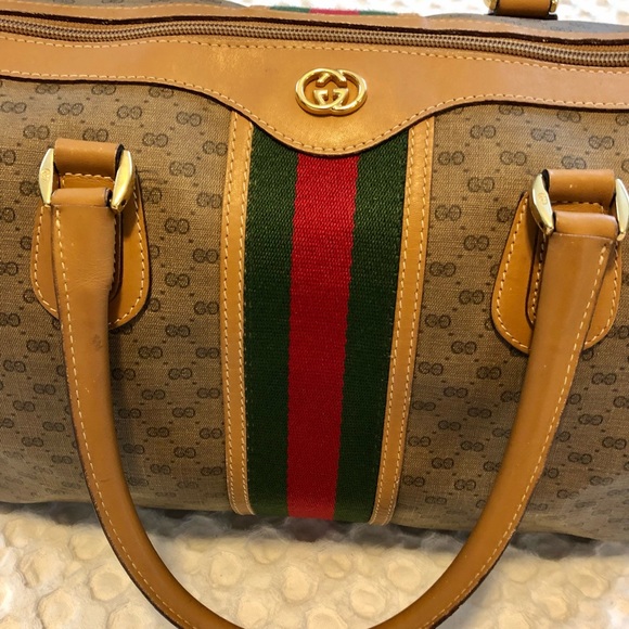‼️SOLD‼️ 🍒 Authentic Big Gucci Boston Bag 🍒 - Picture 16 of 16